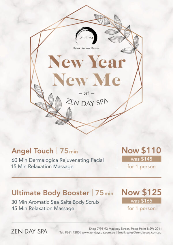 new year spa packages zen day spa