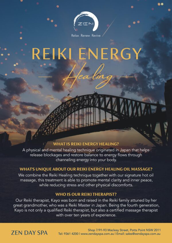 Reiki Healing - Zen Day Spa