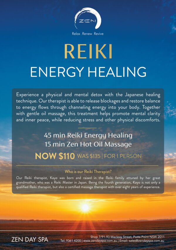 Reiki Healing Promo 2022 - Zen Day Spa