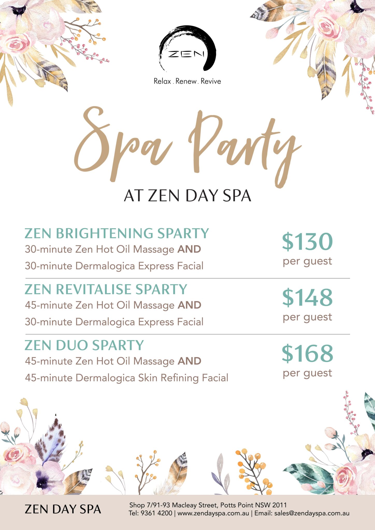 Group Day Spa Packages Zen Day Spa 1447x2048 