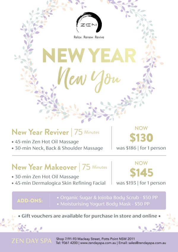 New Year Offer - Zen Day Spa