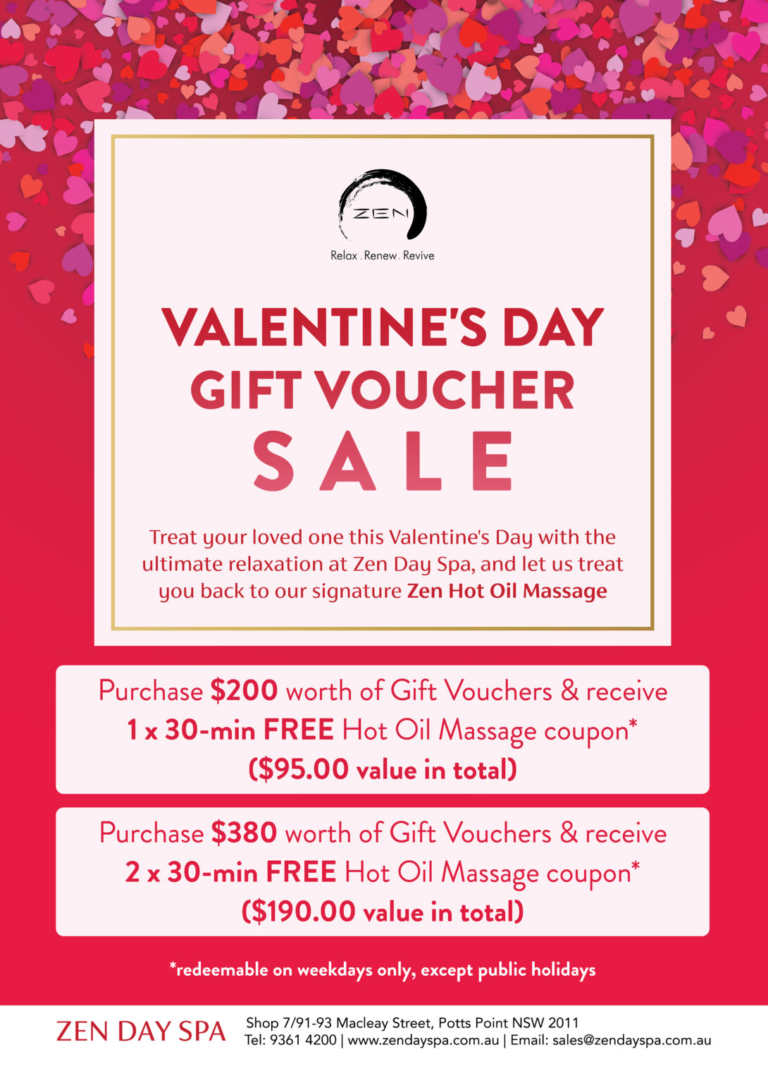 Valentine's Day Spa Deals