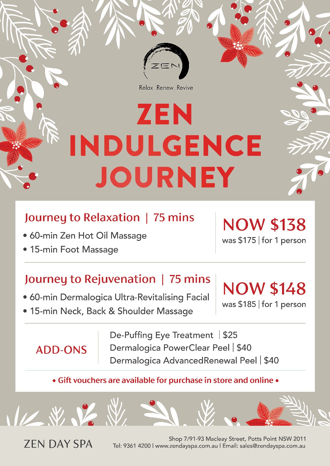 Journey to Rejuvenation at Zen Day Spa, Potts Point Sydney